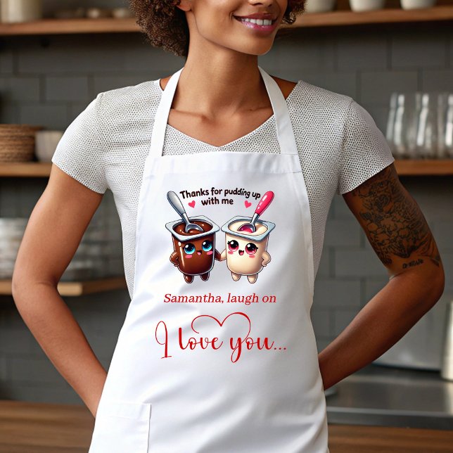 Cadeau personnalisé de tabliers drôles pour mari (Funny Foods Personalized Gift for Husband Apron)