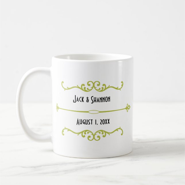 Cadeau personnalisé de tasse d'anniversaire (Gauche)