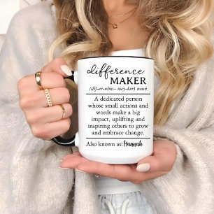 Cadeau personnalisé de tasse de remerciement atten