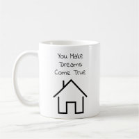 Cadeau personnalisé de tasse pour agent immobilier