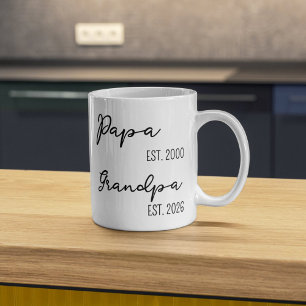 Cadeau personnalisé de tasse pour nouveau grand-pè