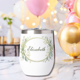 Cadeau personnalisé de verdure de monogramme pour 