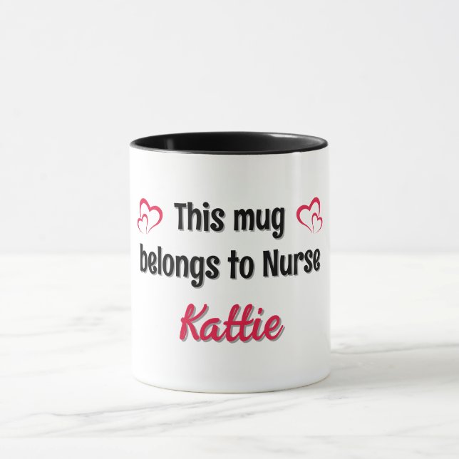 Cadeau personnalisé Nurse Café Mug (Centre)