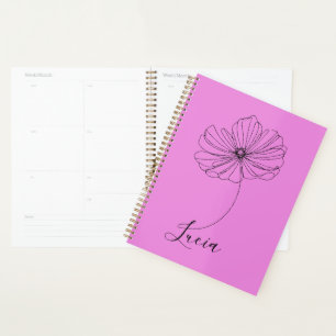 Cadeau personnalisé Octobre Cosmos Fleur de naissa