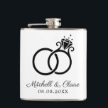 Cadeau personnalisé par flacon de cadeau de<br><div class="desc">Cadeau personnalisé par flacon de cadeau de garçons d'honneur</div>