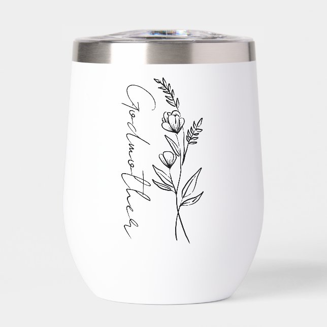 Cadeau personnalisé pour Godmère, Godparent, Antie (Avant)