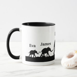 Cadeau personnalisé pour la tasse d'éléphant de