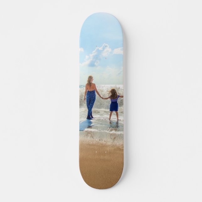 Cadeau personnalisé Skateboard avec vos photos (Devant)