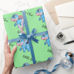 Cadeau Petit Dino sur le chemin Baby shower papier d'enve