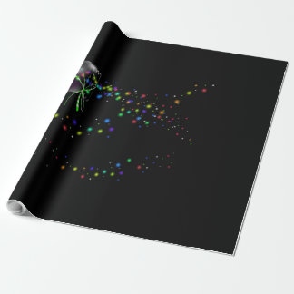 Cadeau Petit pain de papier d'emballage de lucioles de