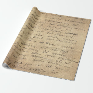 Cadeau Petit pain vintage de papier d'emballage du style