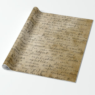 Cadeau Petit pain vintage de papier d'emballage du style