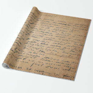 Cadeau Petit pain vintage de papier d'emballage du style
