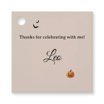 petites étiquettes de favori d'anniversaire Hallow