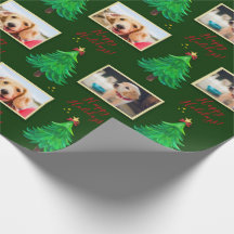 PHOTO chien de noël animal personnalisé Papier à e