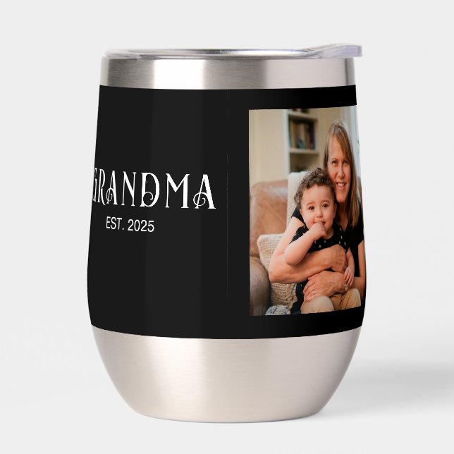 Cadeau photo de grand-mère établie  (Gauche)