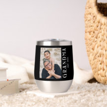Cadeau photo de grand-mère établie