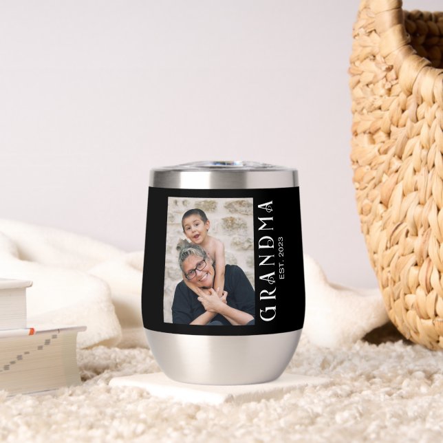 Cadeau photo de grand-mère établie  (Salon (pivotée))