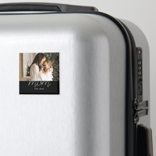 Cadeau Photo Magnet Maman Créé