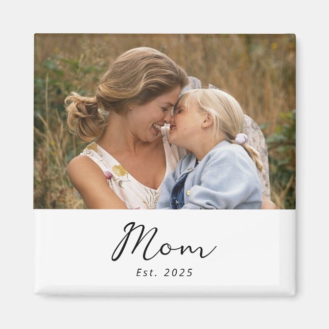 Cadeau Photo Magnet Maman Fondé (Devant)