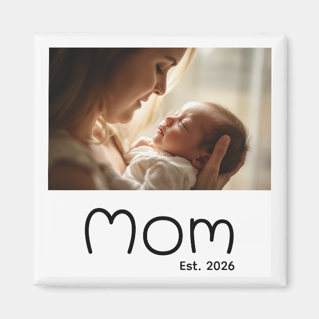 Cadeau Photo Magnet pour Maman (Devant)