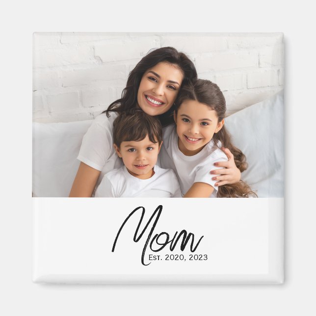Cadeau Photo Magnet pour Maman (Devant)