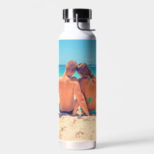 Cadeau photo personnalisé bouteille d'eau avec vos