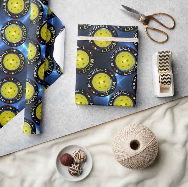 Cadeau Pickleball Lover 1 Options Papier à envelopper (Artisanat)