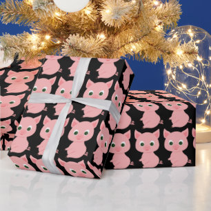 CADEAU PIG CUTE PINK PIGGY PAPIER