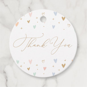 Cadeau Pink Princess Girl Birthday Party - Étiquettes cad