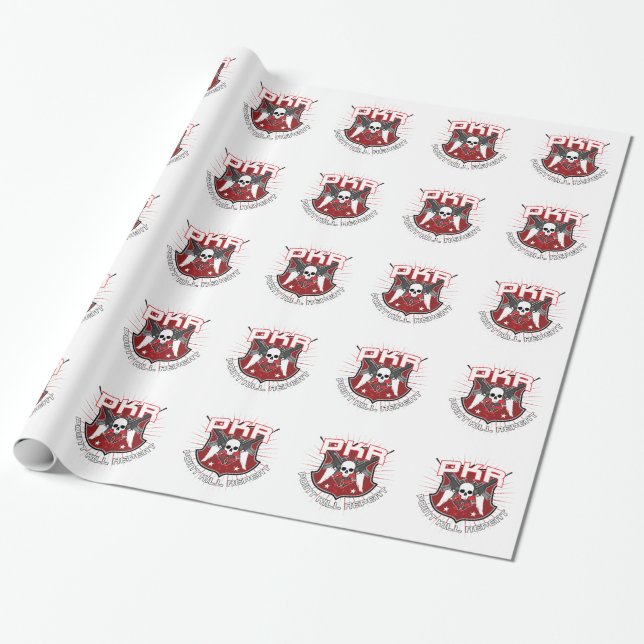 Cadeau PKR le papier d'emballage (Déroulé)