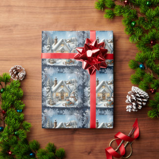 Cadeau Plaques en papier de décor de Noël vintage unique