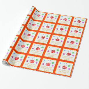 Cadeau Plate-forme de volleyball le papier d'emballage de