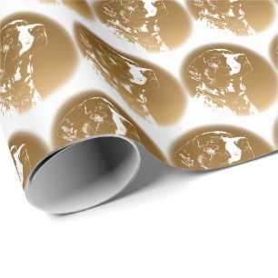 Cadeau Pointeur Chien Papier-cadeau Chien de sport Papier