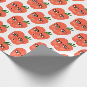 Cadeau Pommes sucrées Papier à enveloppement de Motifs Wh