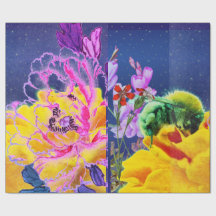 POPIES ET papier d'enveloppement d'abeille