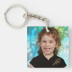 Cadeau porte-clés photo pour enfants pour maman ou