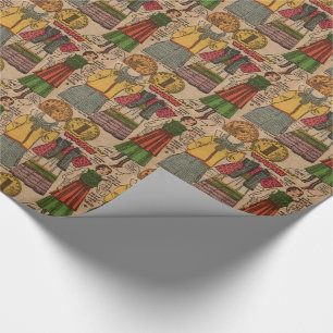 Cadeau Poupée de papier des années 1930 vêtements polonai