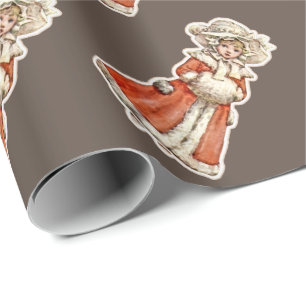 Cadeau Poupée en papier pour enfant victorien manteau d'h