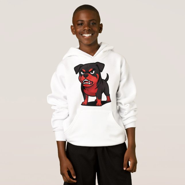 Cadeau pour amateur de rottweiler de dessin animé  (Devant entier)