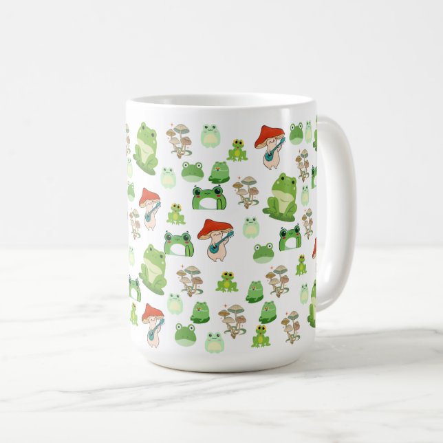 Cadeau pour amoureux de la grenouille, Mug de gren (Devant droit)