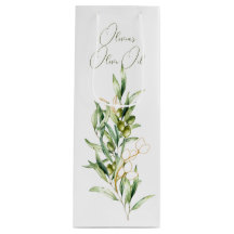 Sac de marchandises Green et Gold Olive Stem Busin