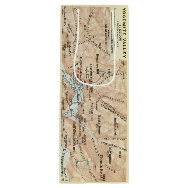 Cadeau Pour Bouteille Sac Yosemite Vin (Devant)