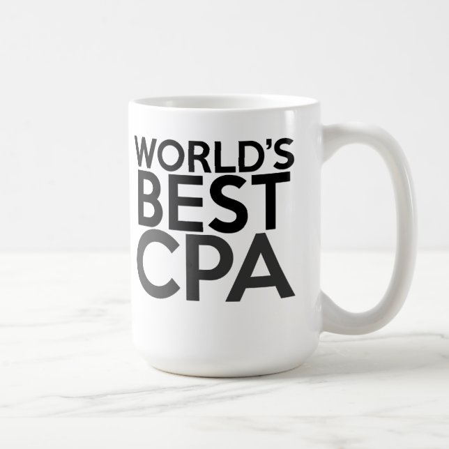 Cadeau pour CPA - la meilleure tasse de café de (Droite)
