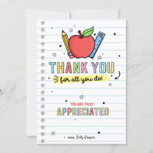 Cadeau pour enseignant café Modèle de carte cadeau