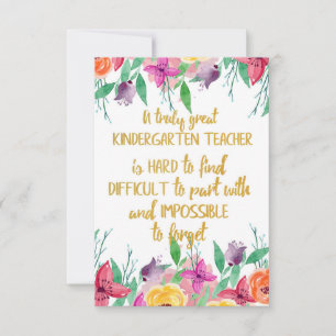 Cadeau pour enseignante de maternelle Citation pou