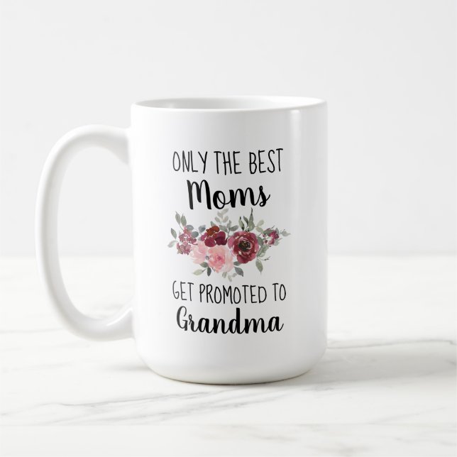 Cadeau Pour Grand-Mère Ajouter Une Photo Mug Perso (Gauche)
