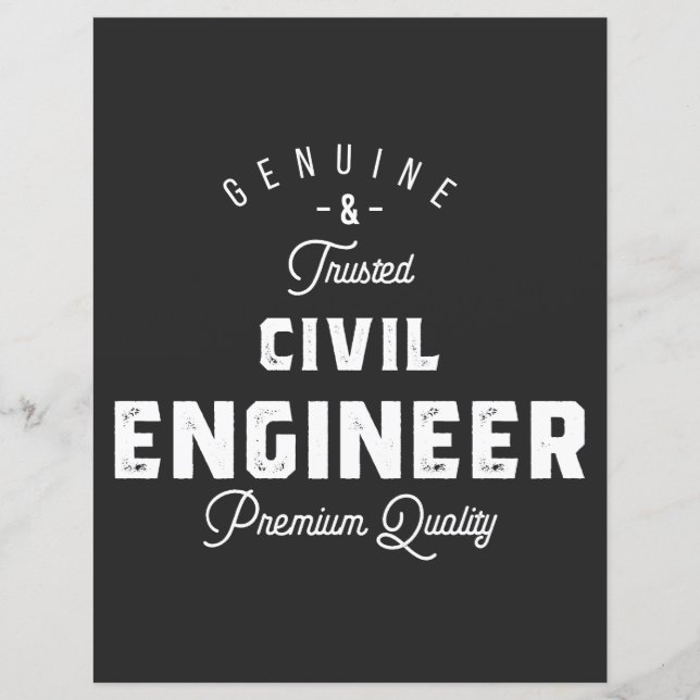 Cadeau pour ingénieur civil (Devant)