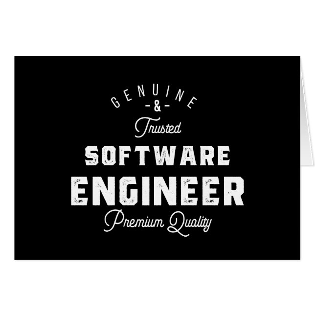 Cadeau pour ingénieur logiciel (Devant horizontal)