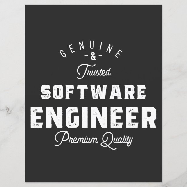 Cadeau pour ingénieur logiciel (Devant)